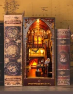 DIY Wooden Magic Academy Book Nook Kit