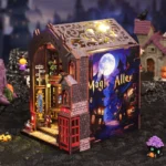 DIY Wooden Magic Alley Book Nook