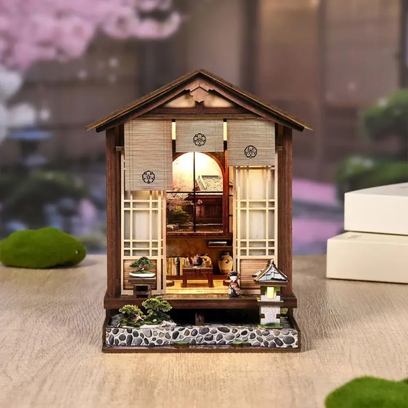 Japanese Sakura Alley Book Nook Kit